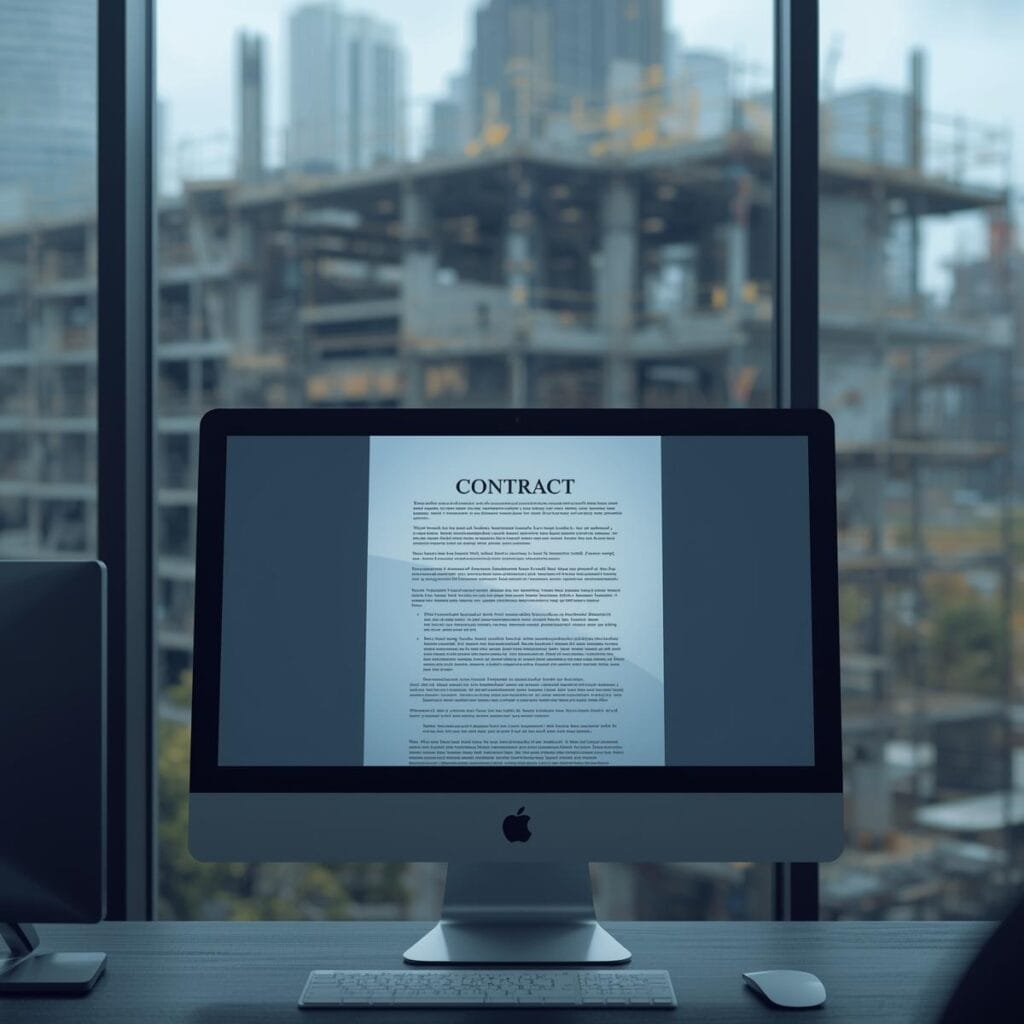 Contratos digitales de obra y construcción