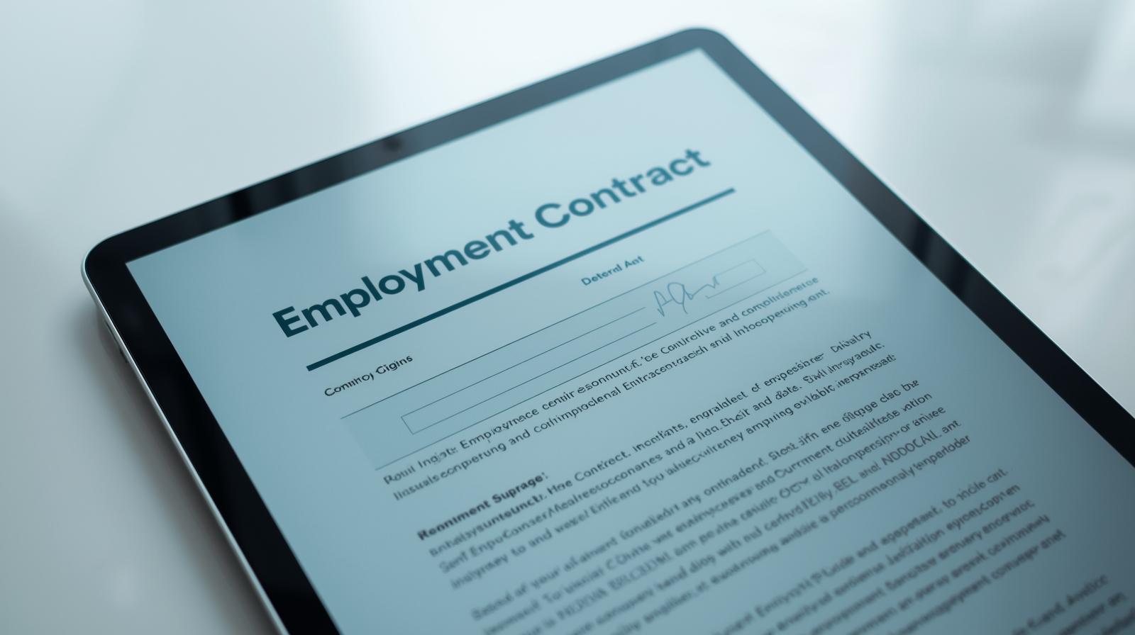 contrato laboral