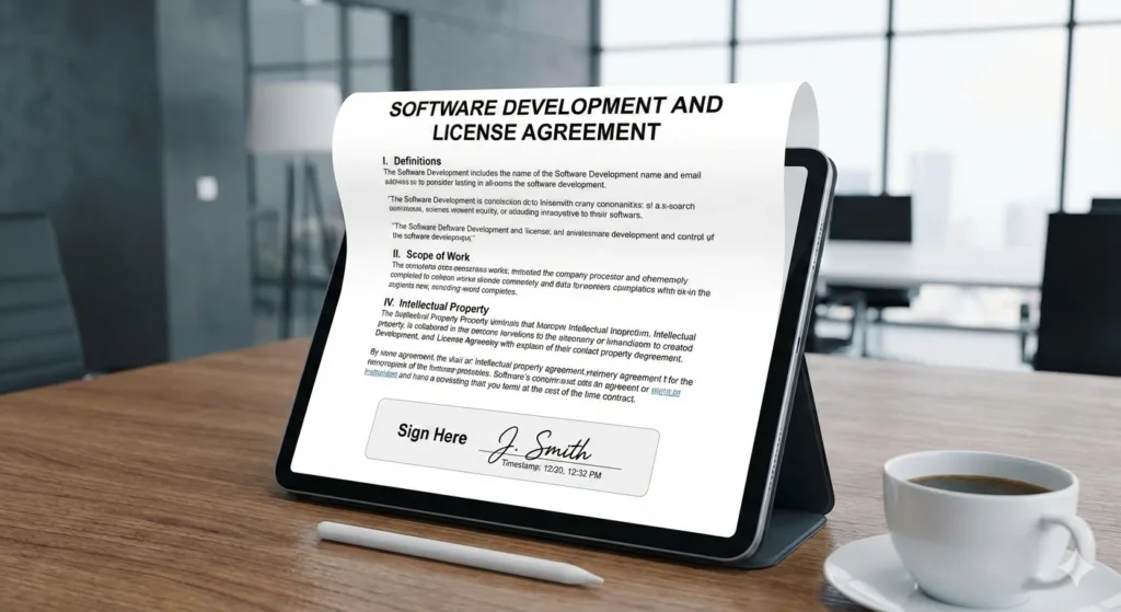 Contrato de licencia de software
