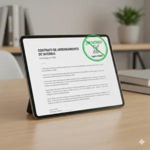 contrato de arrendamiento sin notario