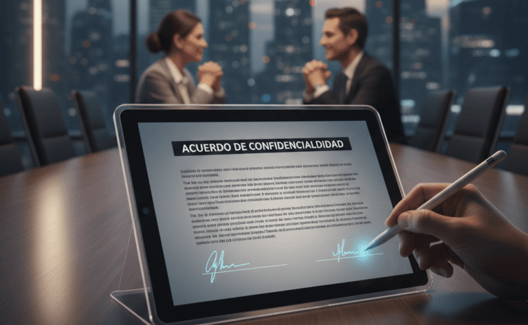 Firma de acuerdo con una empresa tras identificar a sus beneficiarios controladores