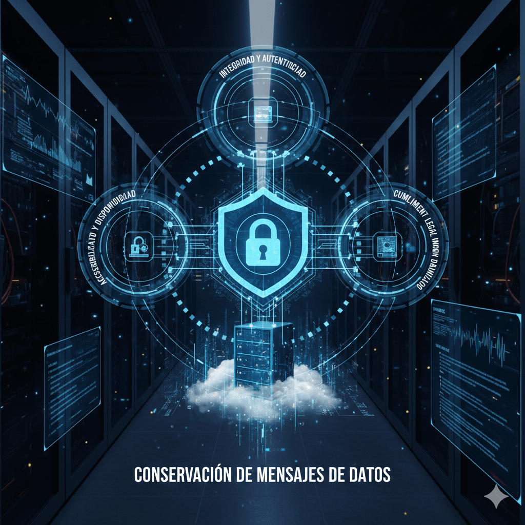 Conservación de mensajes de datos