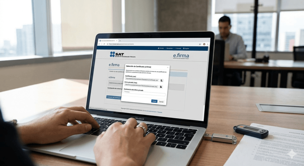 Cita SAT para firma electrónica