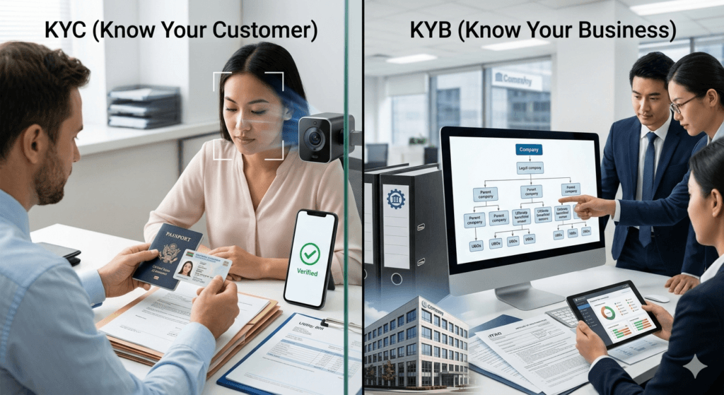 KYC y KYB diferencias