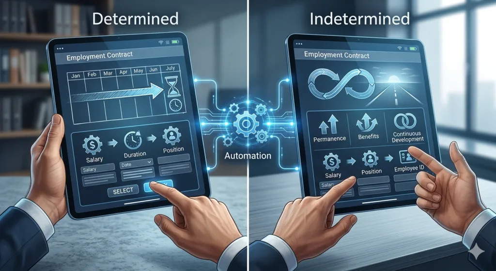 Contrato Laboral por Tiempo Determinado vs Indeterminado