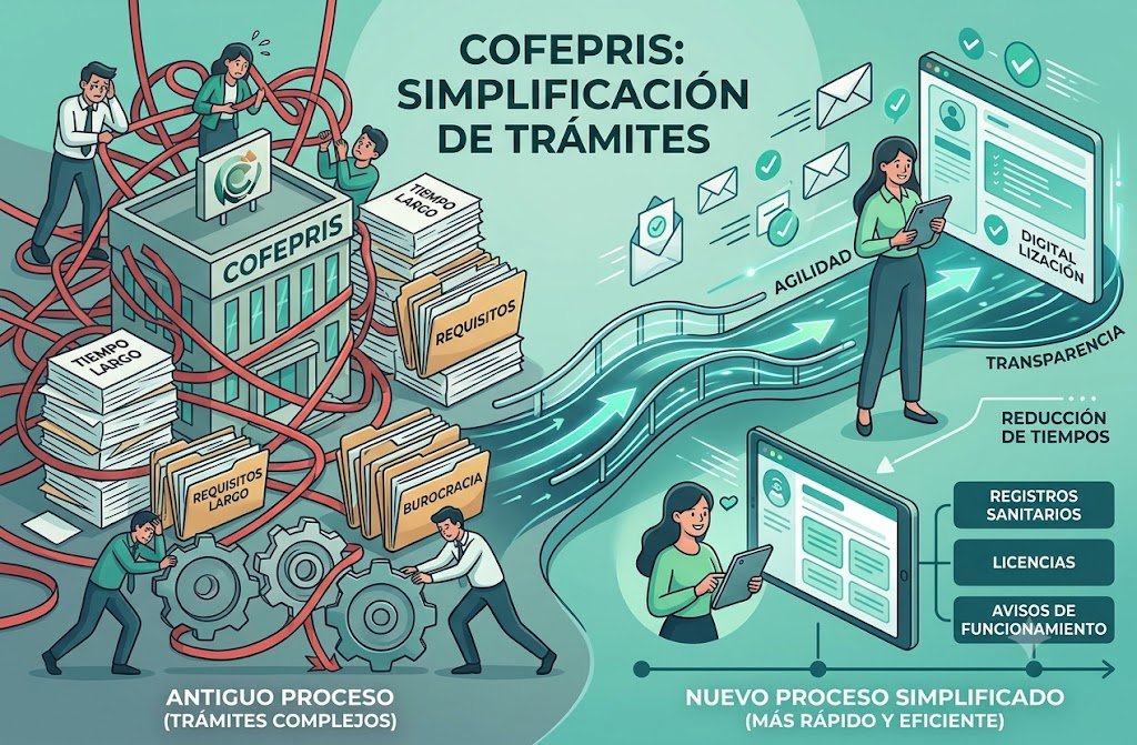 Simplificación de trámites ante COFEPRIS