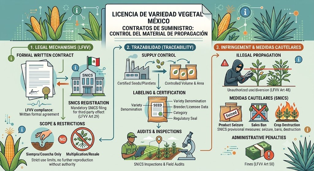 licencia de variedad vegetal México