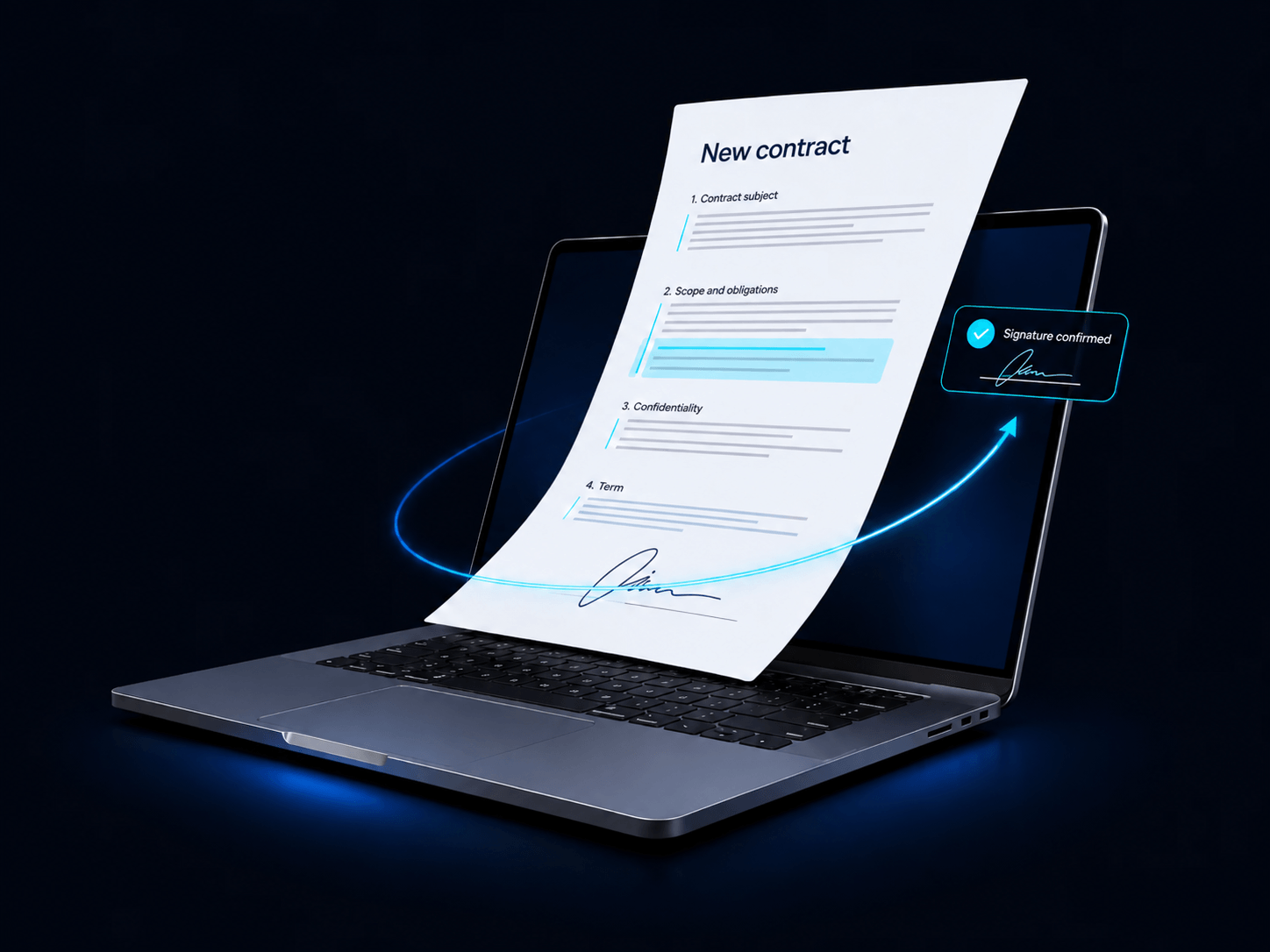 ZERO CLM contract management and electronic signature Digital contract management and electronic signature with ZERO CLM